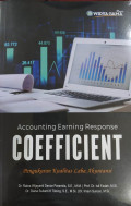 Accounting Earning Response Coefficient= Pengakuan Kualitas Laba Akuntansi